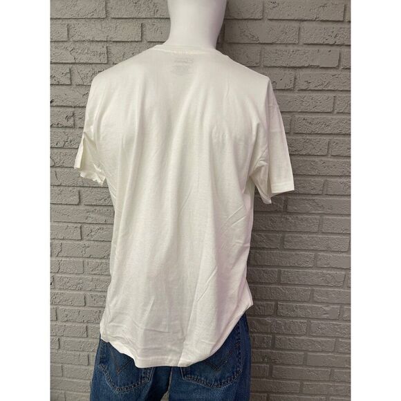 Authentic Men White Short Sleeve Classics “Patriotism” T- Shirt Size L - Picture 4 of 6